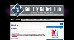 Desktop Screenshot of bullcitybarbell.com